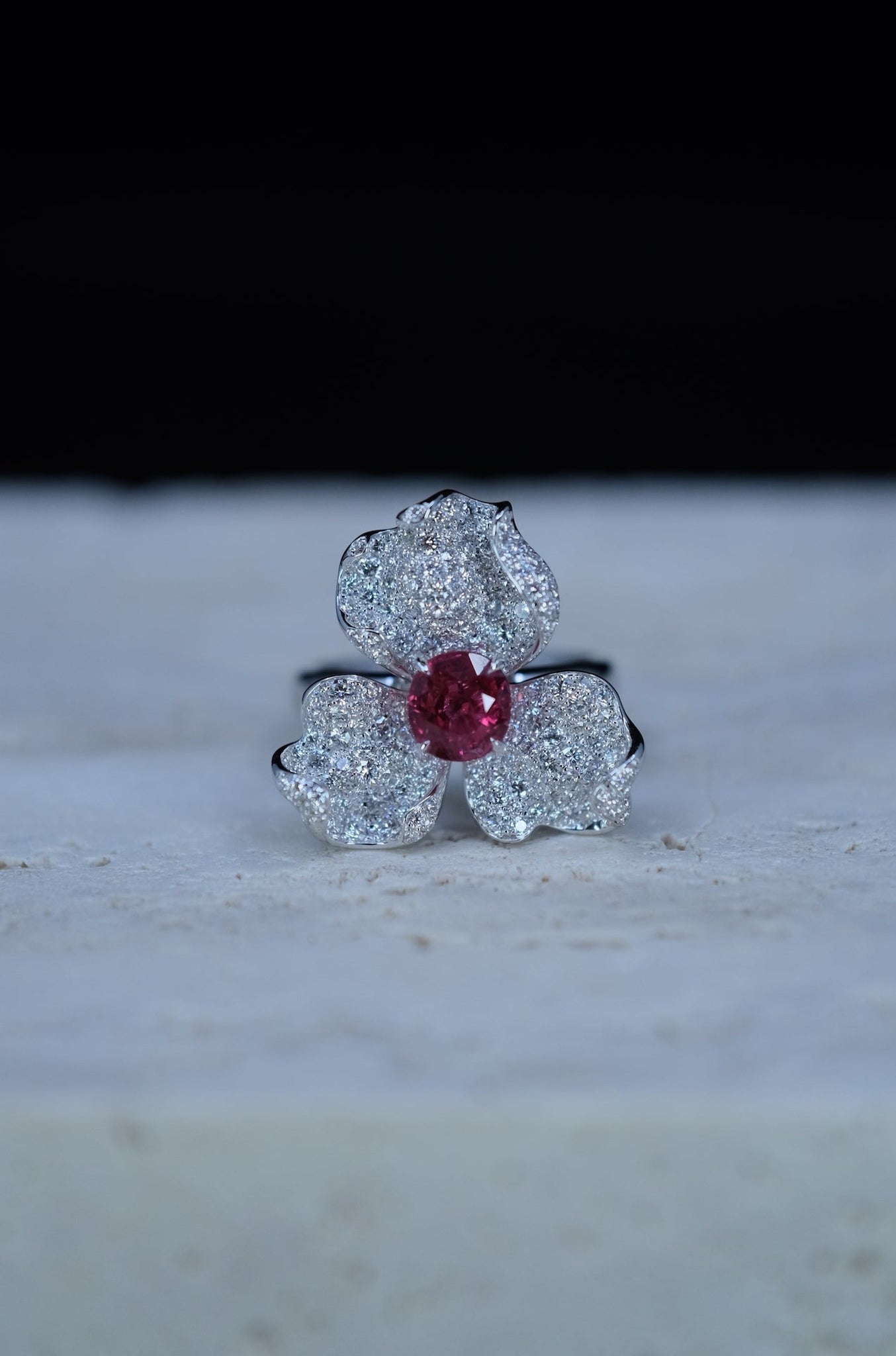 Mélodie | Ruby and Diamond Multi-Wear Jewelry in 18K White Gold