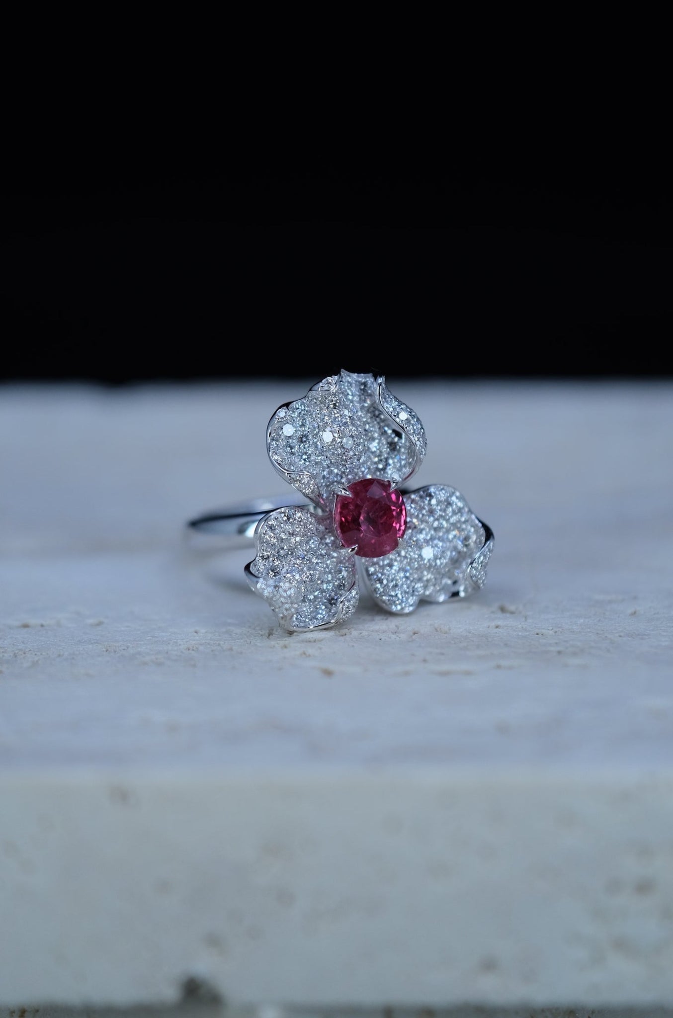 Mélodie | Ruby and Diamond Multi-Wear Jewelry in 18K White Gold