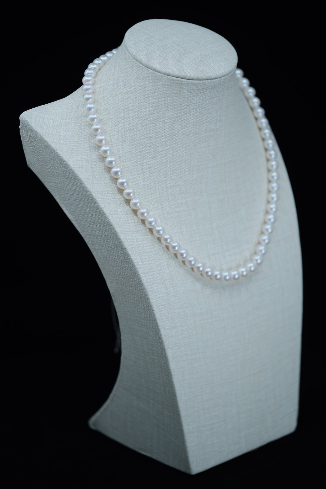 Classique | 6.5-7mm Pink AAA Akoya Pearl Necklace