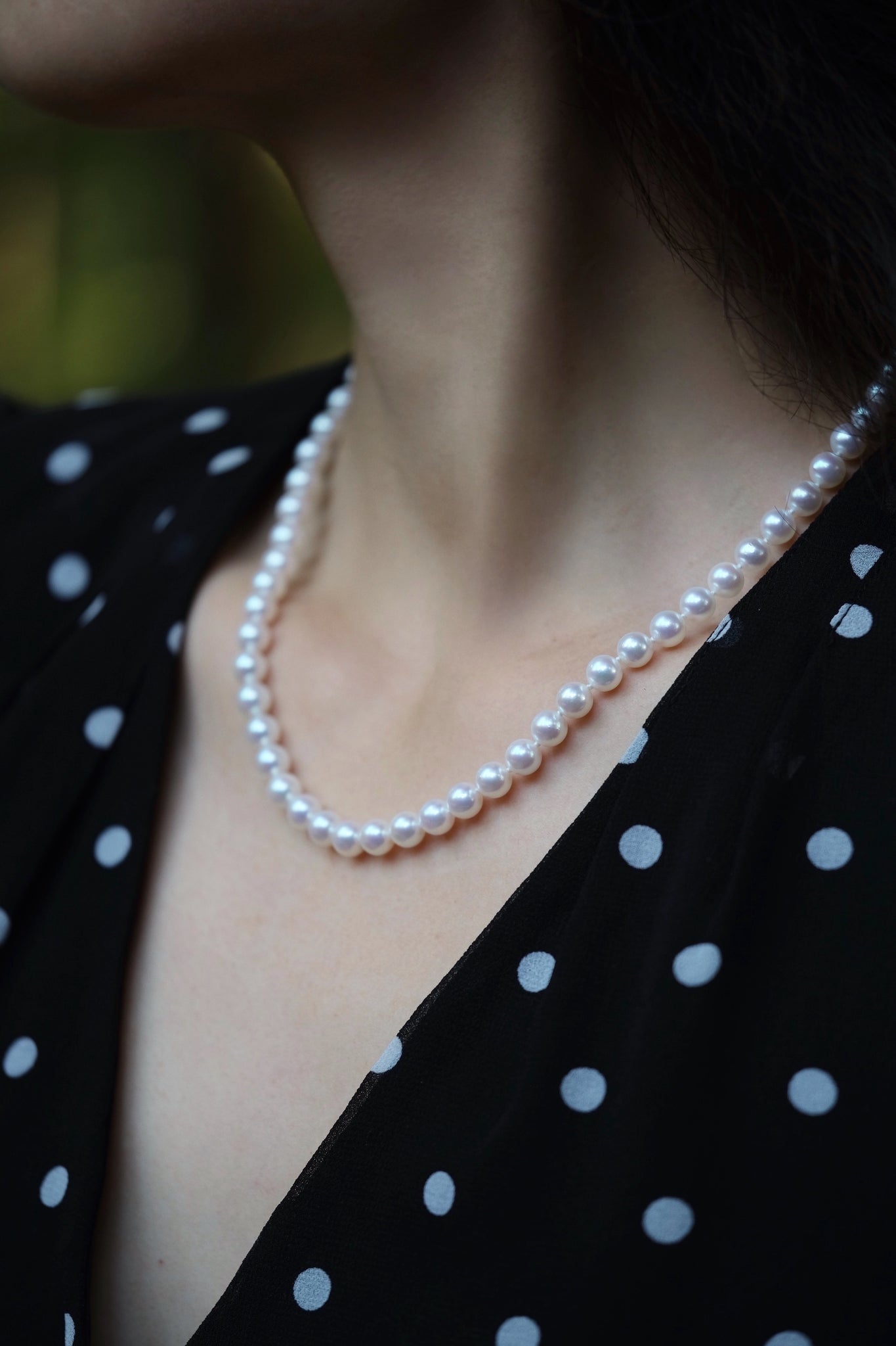 Noble | 6.5-7mm Pink Hanadama Akoya Pearl Necklace