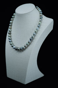 Noble | 9-11mm Aurora Black Butterfly Queen Pastel Multicolor Tahitian Pearl Necklace | オーロラ 黒蝶クイーン