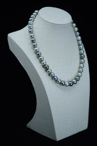 Noble | 9-11mm Aurora Black Butterfly Queen Pastel Multicolor Tahitian Pearl Necklace | オーロラ 黒蝶クイーン