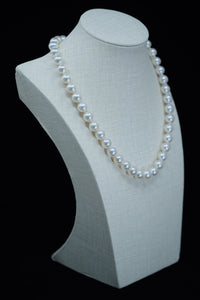 Noble | 9-9.5mm Pink Hanadama Akoya Pearl Necklace