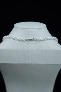 Classique | 3-3.5mm Cream White Freshadama Pearl Necklace