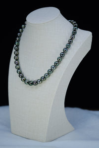 Bespoke Archive | Aurora Peacock Green Tahitian Pearl Necklace