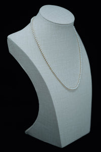 Classique | 3-3.5mm Cream White Freshadama Pearl Necklace