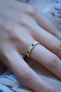 Classique | Sapphire Ring in 18K Yellow Gold