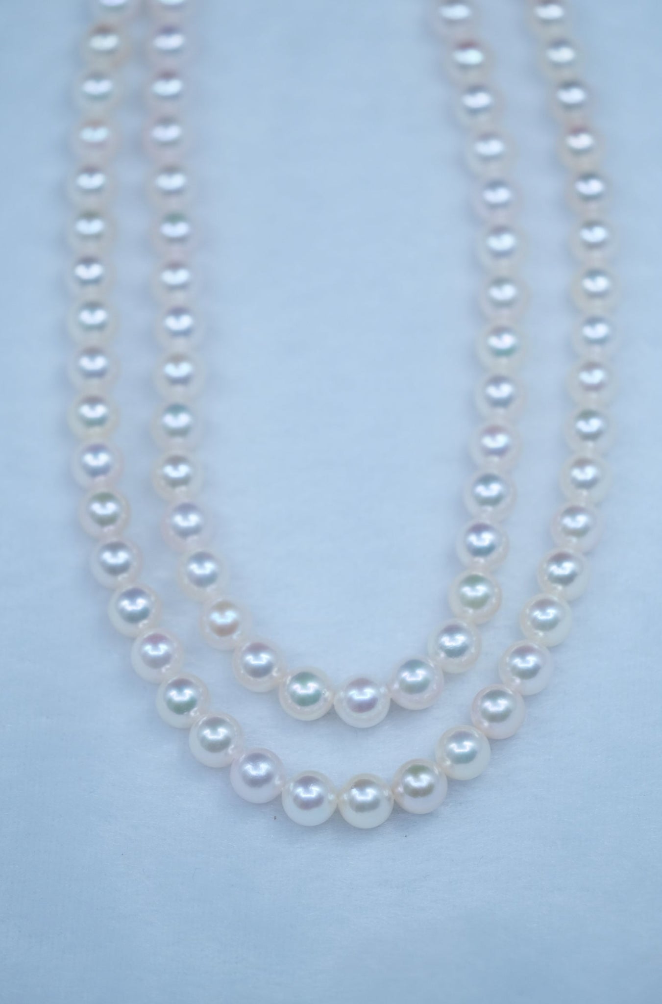 Classique | 7.5-8mm Pastel Multi-Color AAA Akoya Pearl Necklace