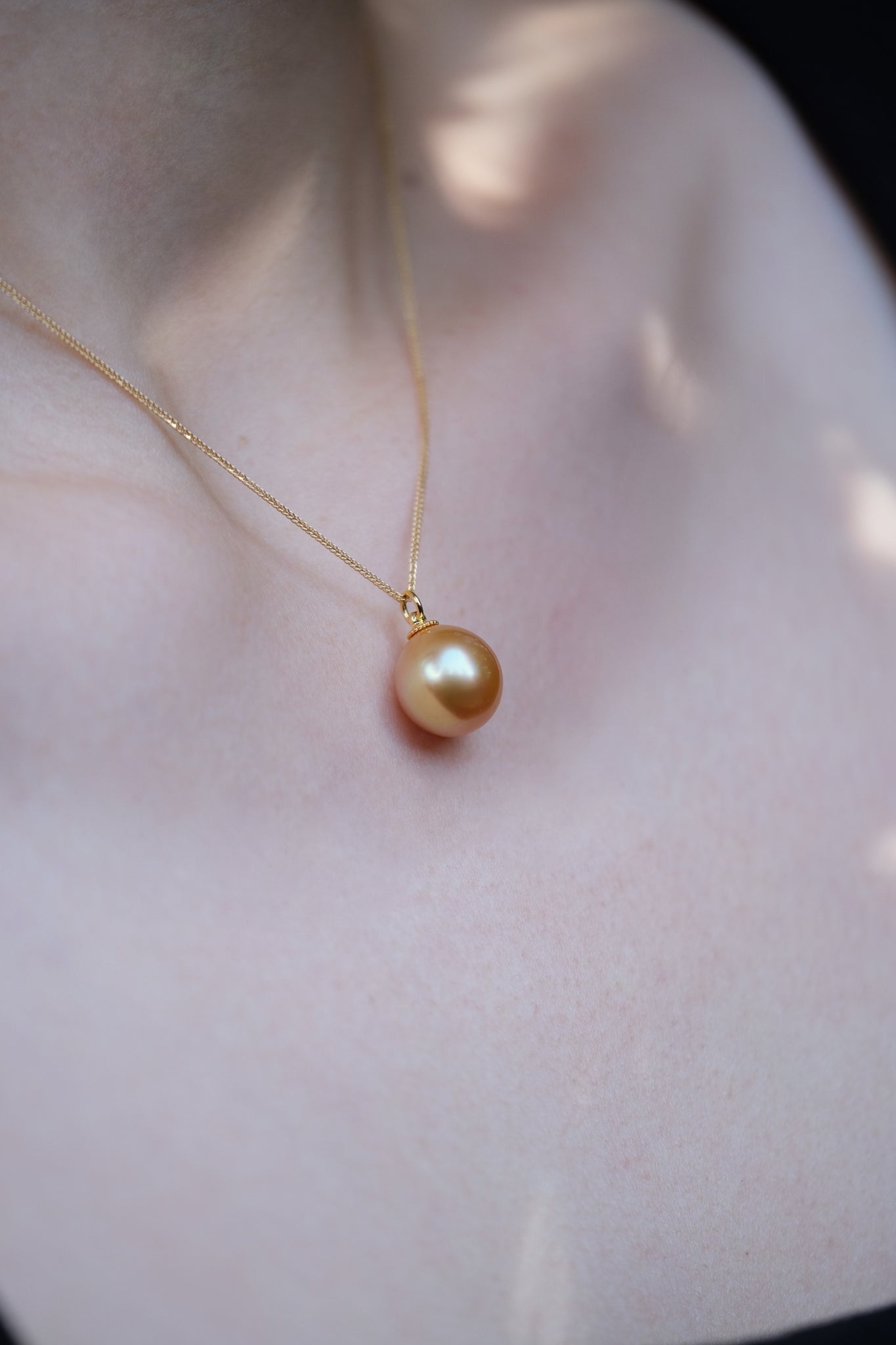 La Merveille | South Sea Drop Pearl & Diamond & Onyx Multi-Wear Jewelry in 18K Yellow Gold