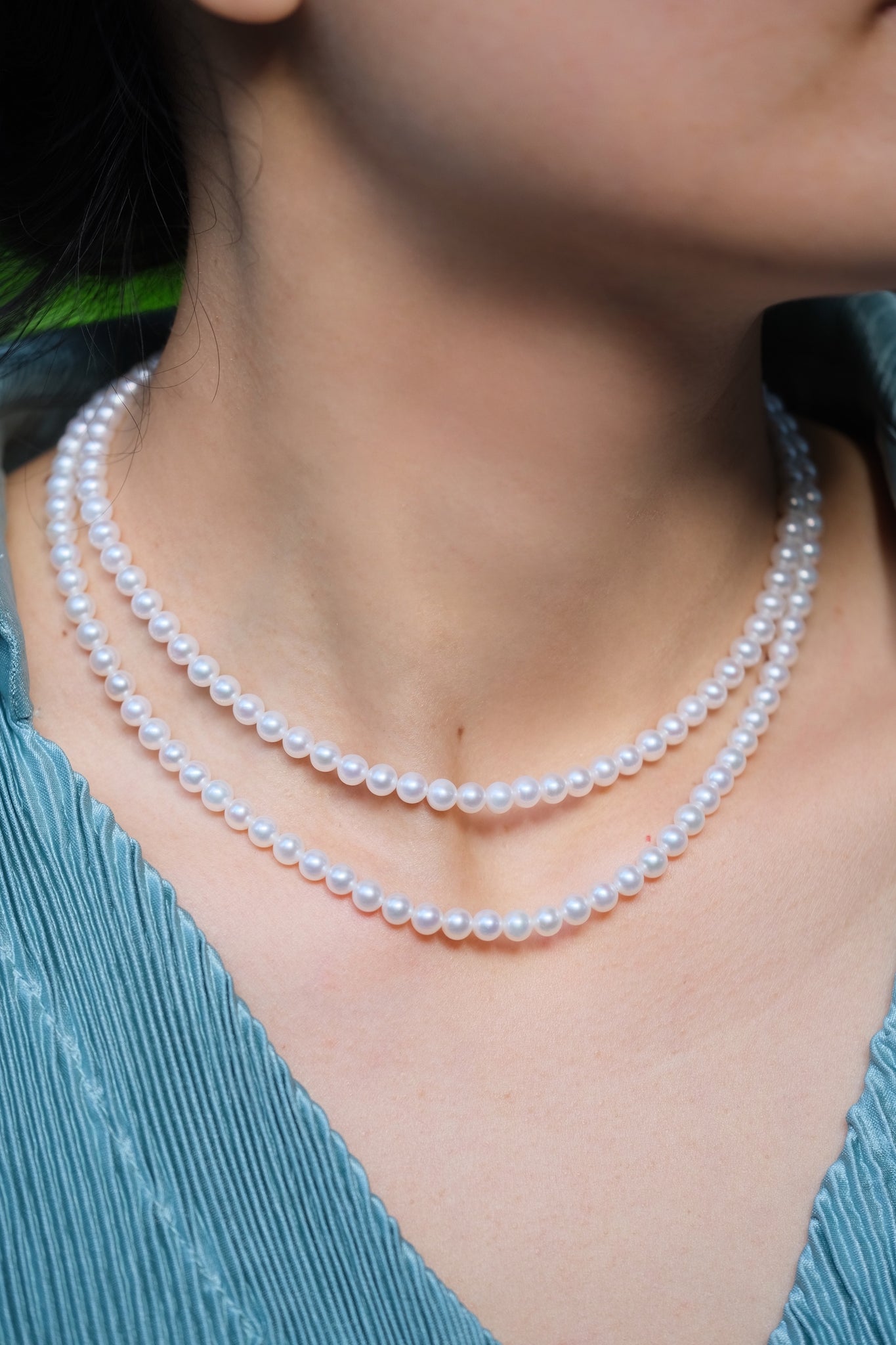 Urbaine | 5.5-6mm Freshadama Pearl Multi-Wear Double-Strand Necklace